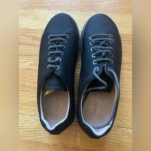 New Men's Theory Baron Black Nylon Trainer Casual Designer Unisex size 7.5